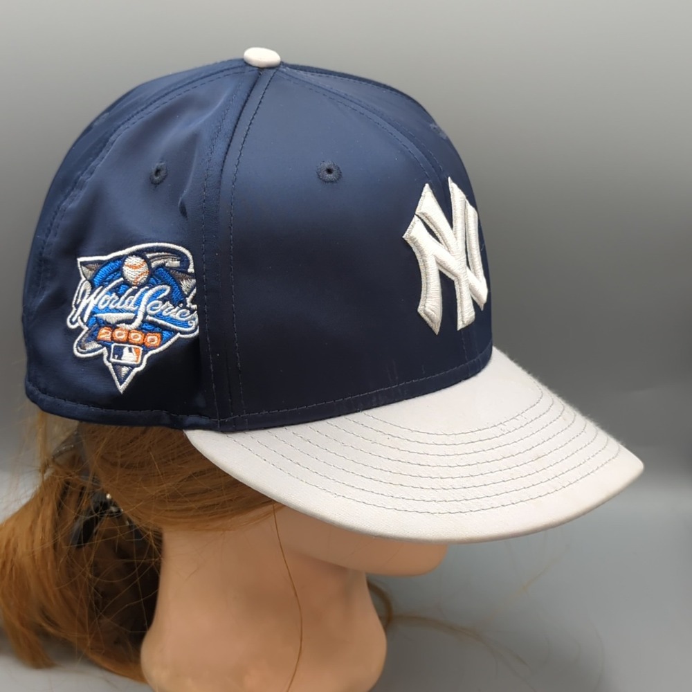 New York Yankees New Era 59FIFTY 2000 World Series Full Satin Fitted Hat 7 3/4